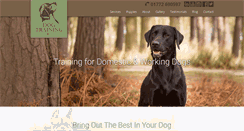Desktop Screenshot of dog-training4u.co.uk